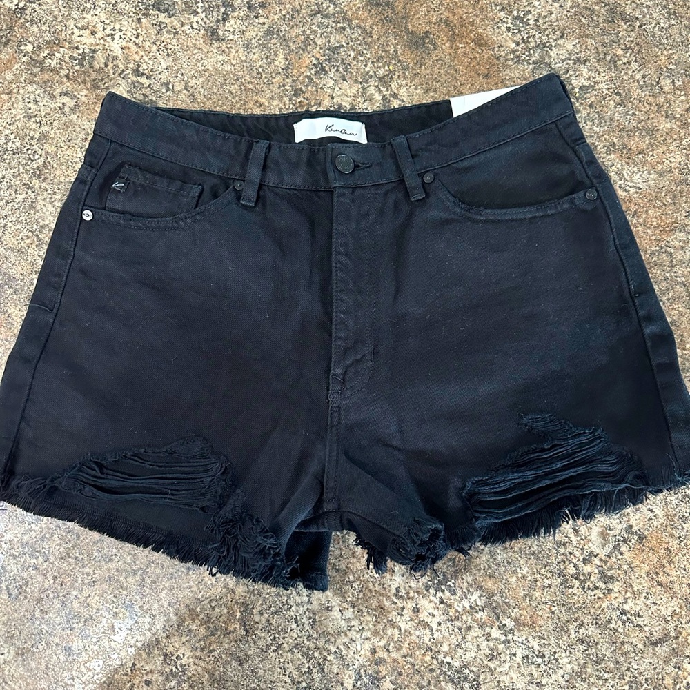 KanCan Toby Distressed Shorts